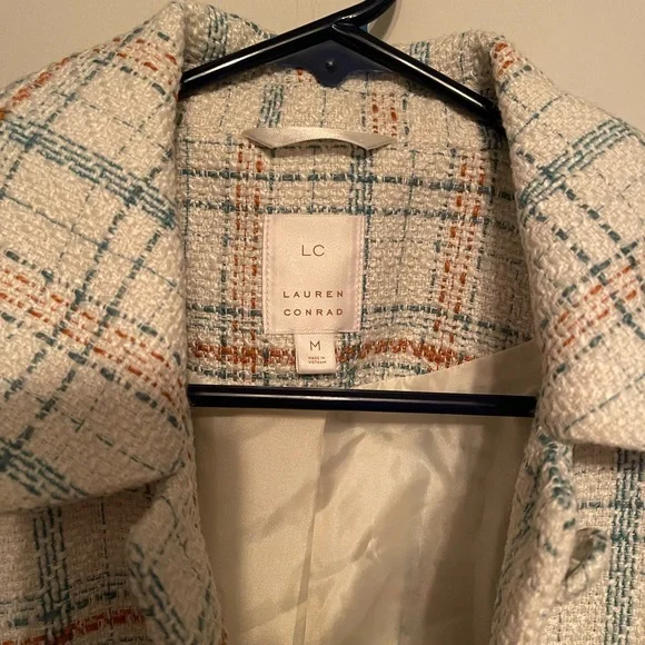 NWOT LC Lauren Conrad tweed blazer - Picture 2 of 4